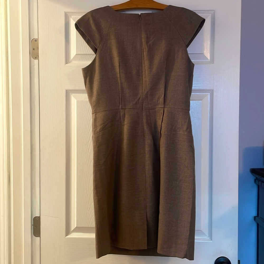 Banana Republic Brown Wool blend Sheath Dress. Size 14. NWT. - Picture 2 of 2